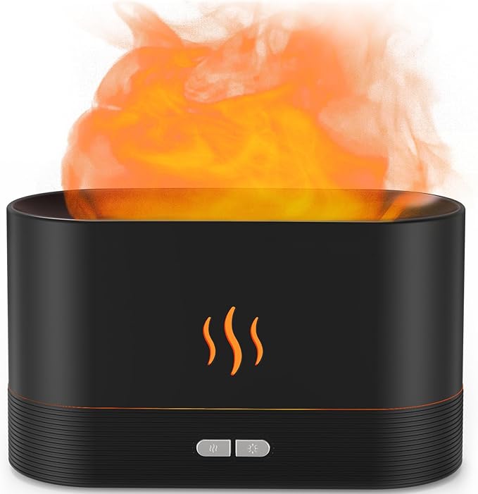 Difuzor de arome cu efect de flacără