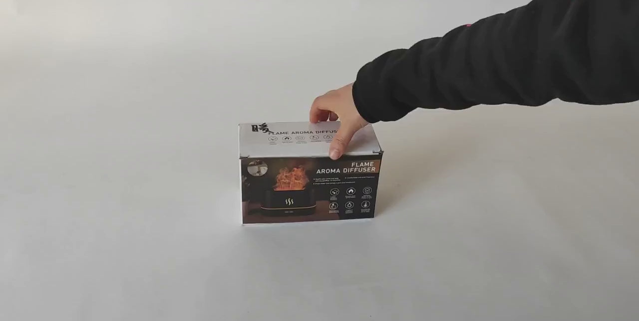 Difuzor de arome cu efect de flacără